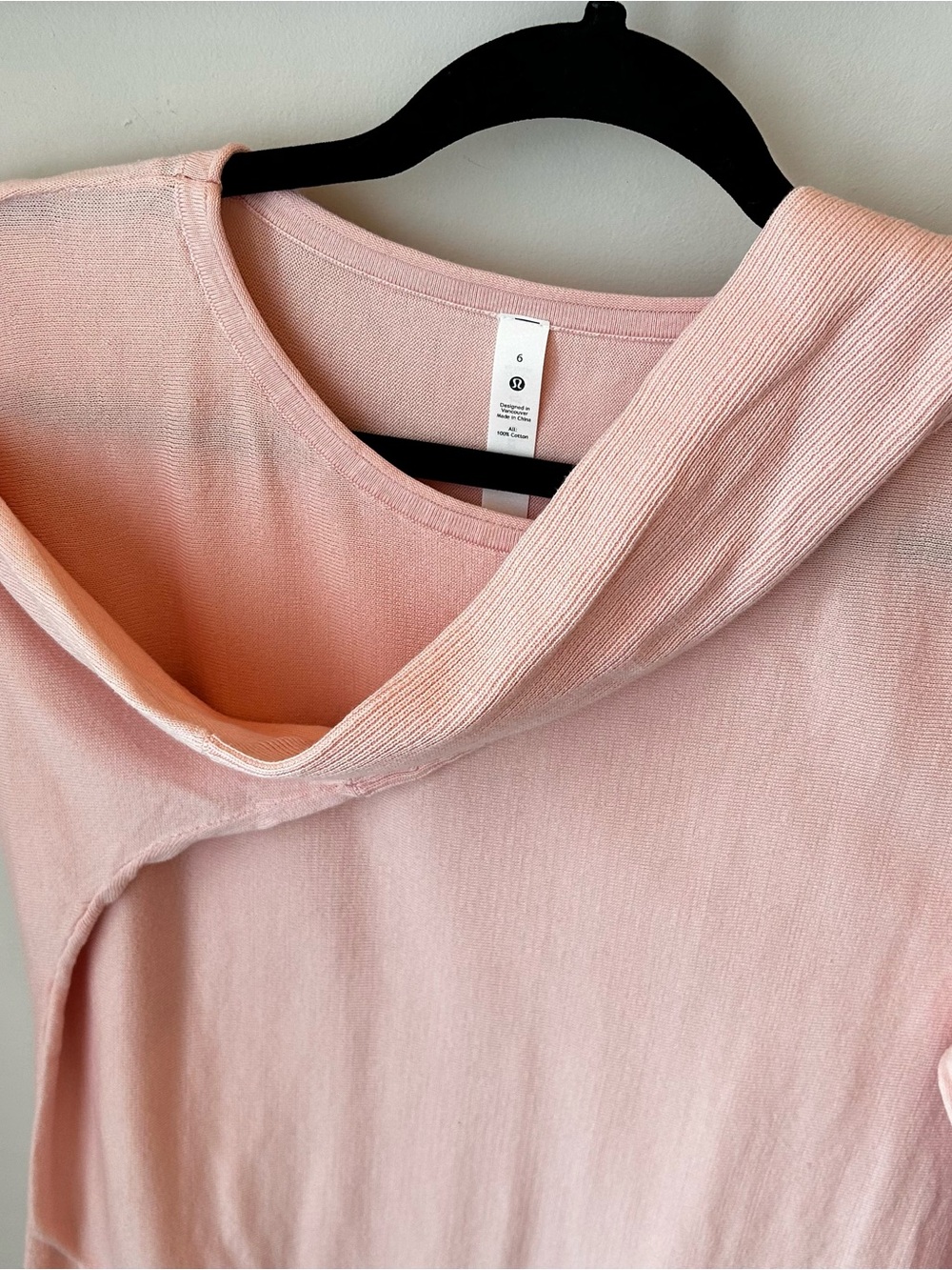 lululemon athletica Dusty Pink Crewneck Shirt Athleisure Size 6 Loungewear - Picture 2 of 13